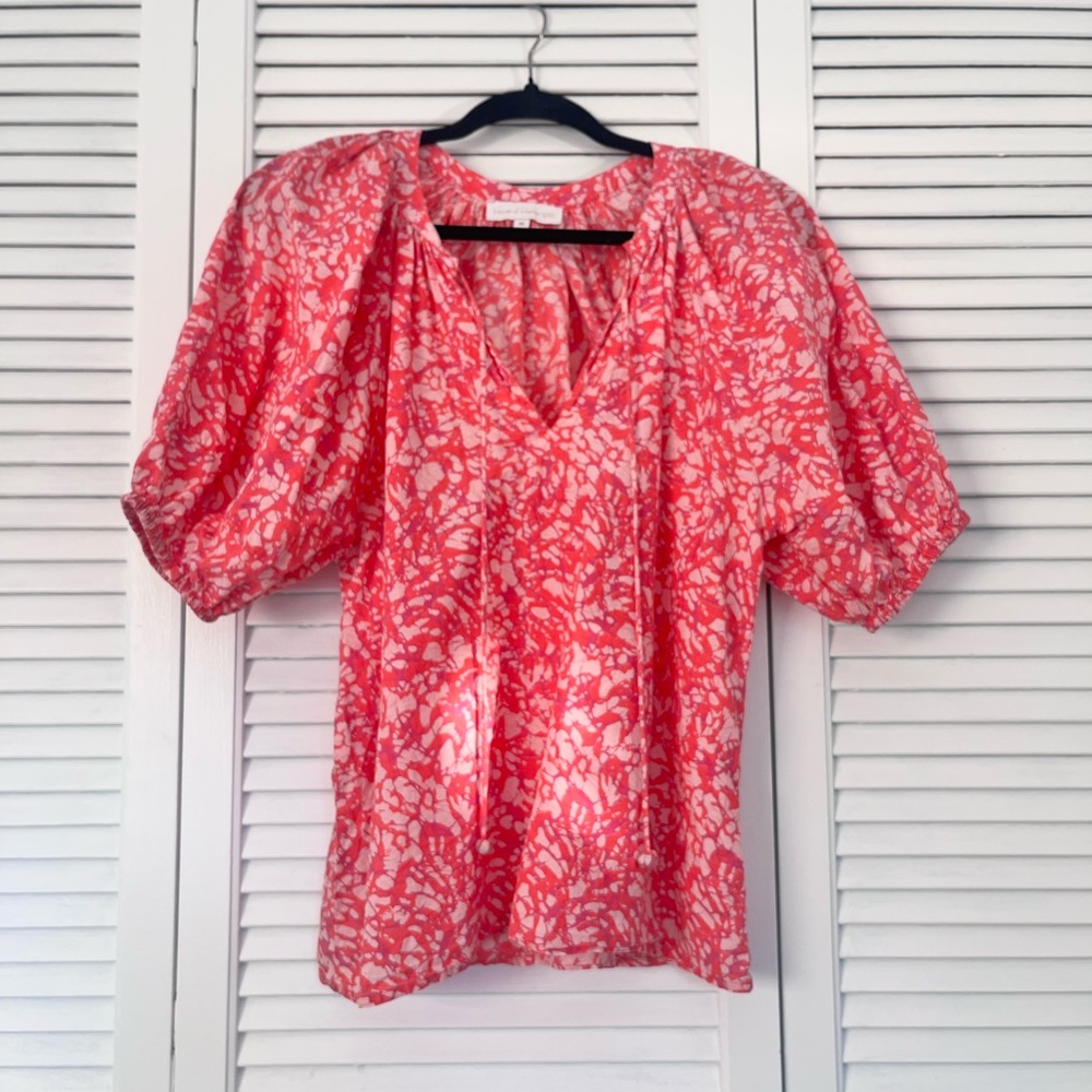 House of Harlow Pink Patterned Top